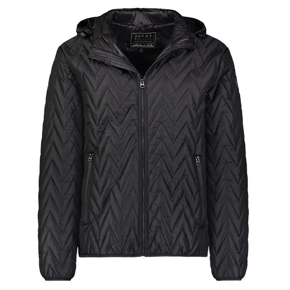 Jachs New York Full Zip Herringbone Light Puffer Jacket S71-6 - Picture 3 of 10